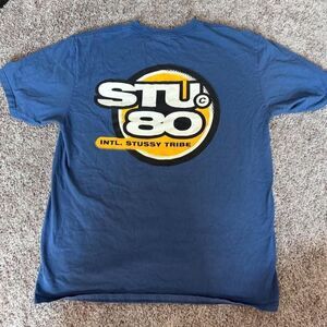 Stussy Men's Blue T-shirt